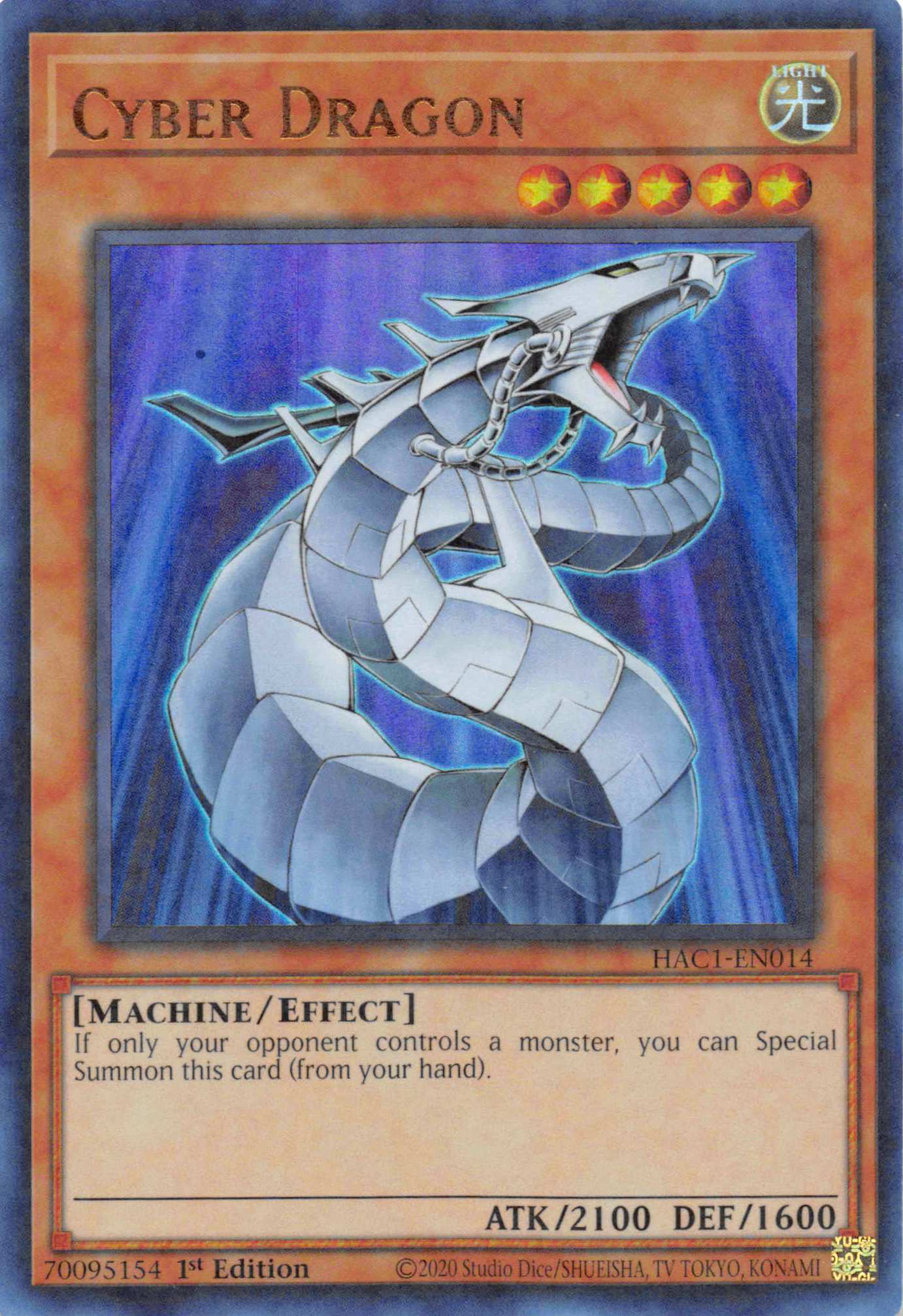 Cyber Dragon (Duel Terminal) [HAC1-EN014] Parallel Rare | Exor Games Summserside