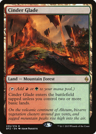 Cinder Glade [Battle for Zendikar] | Exor Games Summserside