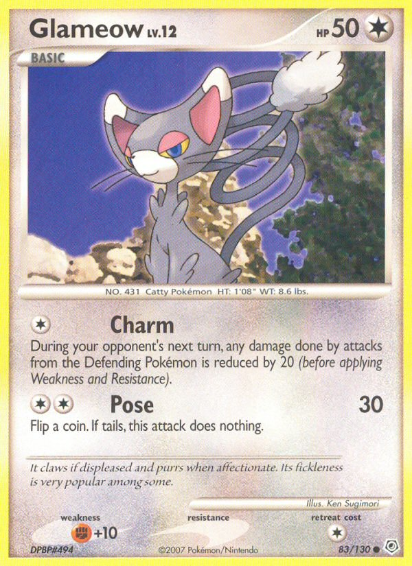 Glameow (83/130) [Diamond & Pearl: Base Set] | Exor Games Summserside