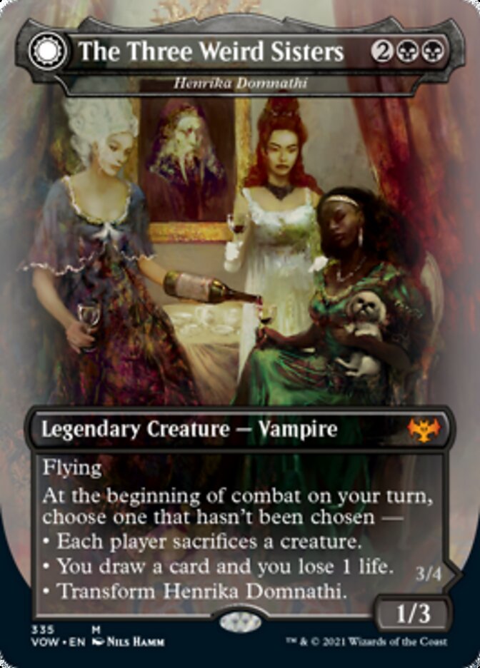 Henrika Domnathi // Henrika, Infernal Seer - The Three Weird Sisters // Fiends of Darkest Night [Innistrad: Crimson Vow] | Exor Games Summserside