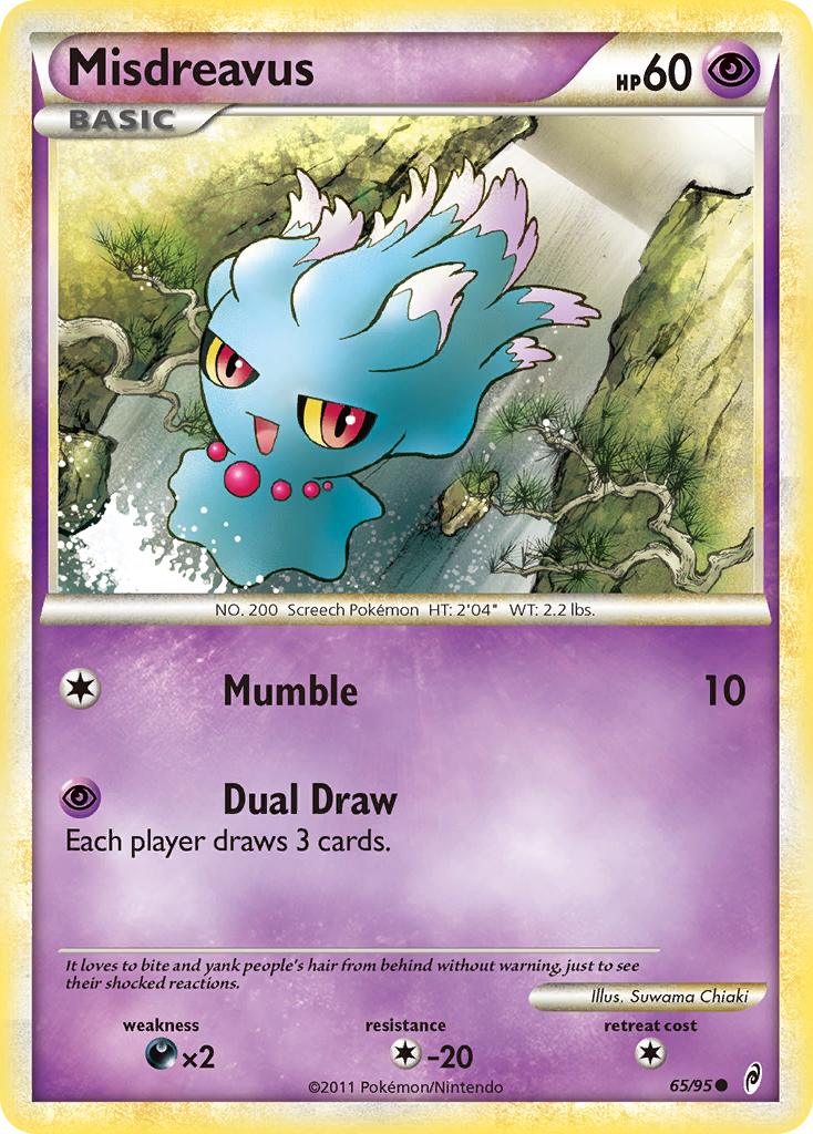 Misdreavus (65/95) [HeartGold & SoulSilver: Call of Legends] | Exor Games Summserside