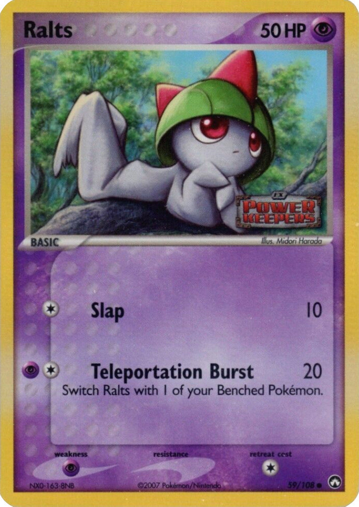 Ralts (59/108) (Stamped) [EX: Power Keepers] | Exor Games Summserside