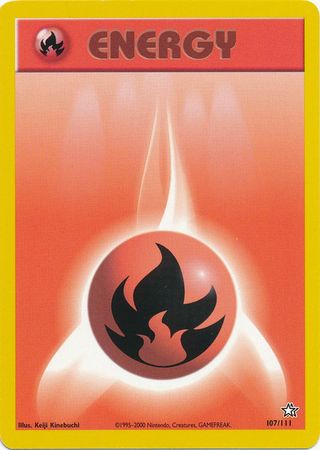 Fire Energy (107/111) [Neo Genesis Unlimited] | Exor Games Summserside