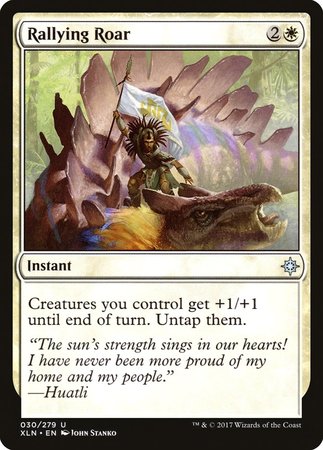 Rallying Roar [Ixalan] | Exor Games Summserside