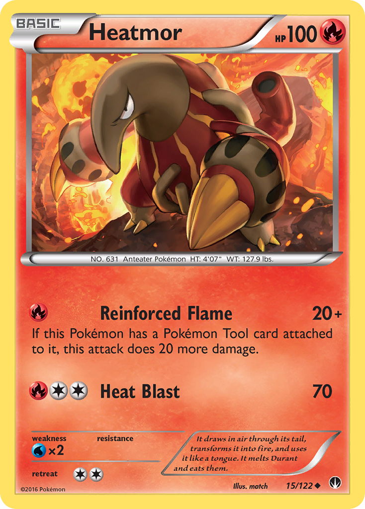 Heatmor (15/122) [XY: BREAKpoint] | Exor Games Summserside