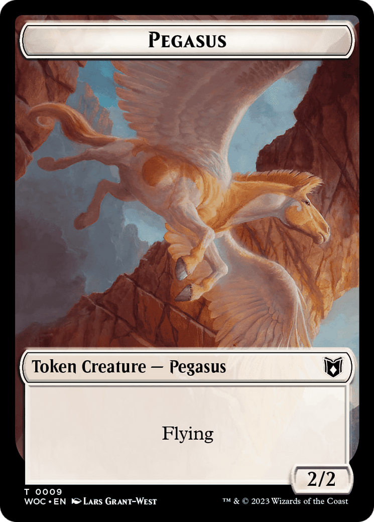 Pirate // Pegasus Double-Sided Token [Wilds of Eldraine Commander Tokens] | Exor Games Summserside