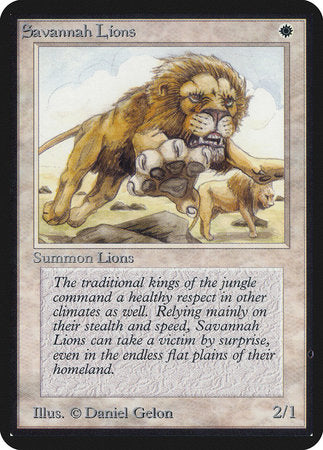 Savannah Lions [Limited Edition Alpha] | Exor Games Summserside