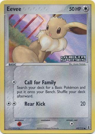 Eevee (69/113) (Stamped) [EX: Delta Species] | Exor Games Summserside