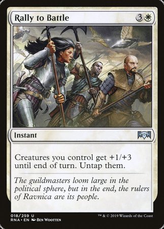 Rally to Battle [Ravnica Allegiance] | Exor Games Summserside