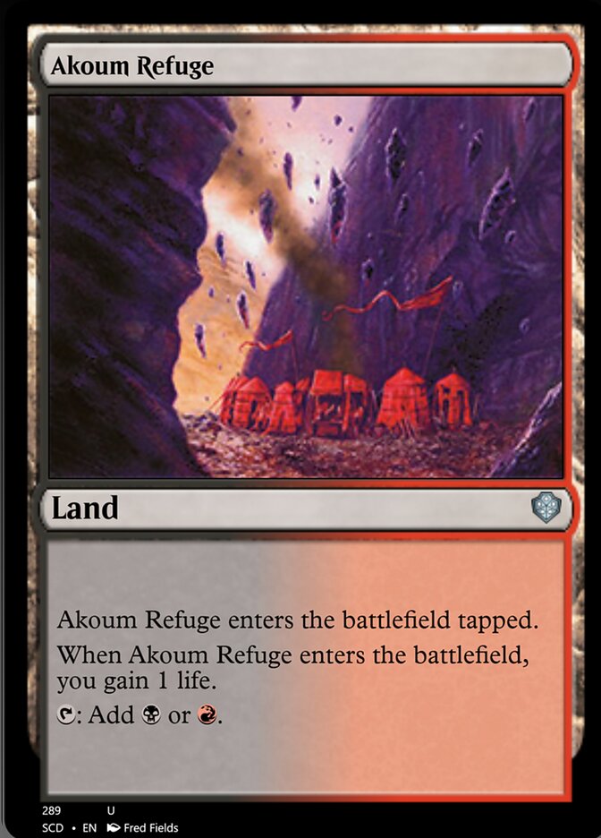 Akoum Refuge [Starter Commander Decks] | Exor Games Summserside