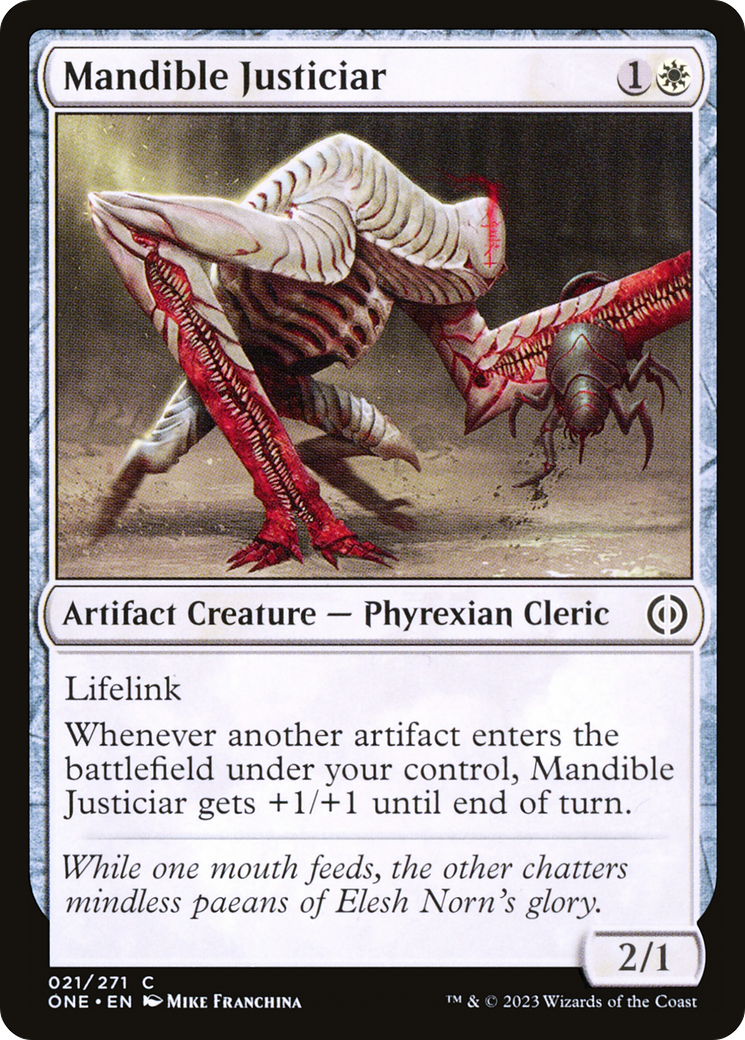 Mandible Justiciar [Phyrexia: All Will Be One] | Exor Games Summserside