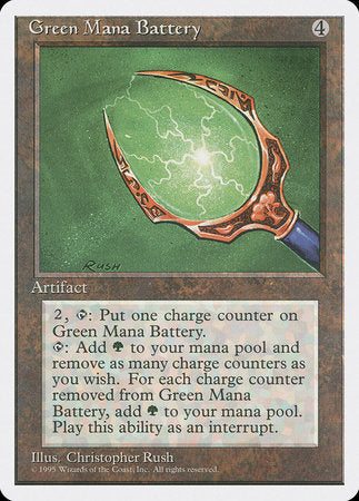 Green Mana Battery [Fourth Edition] | Exor Games Summserside