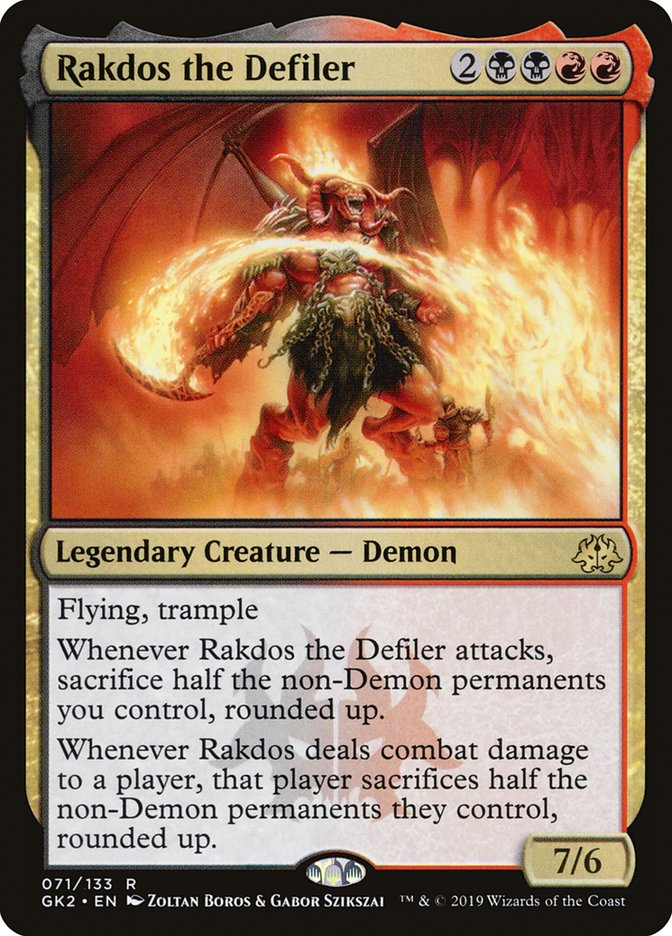 Rakdos the Defiler [Ravnica Allegiance Guild Kit] | Exor Games Summserside