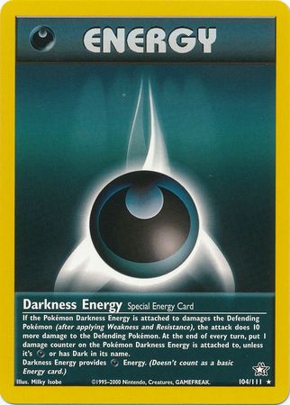 Darkness Energy (104/111) [Neo Genesis Unlimited] | Exor Games Summserside