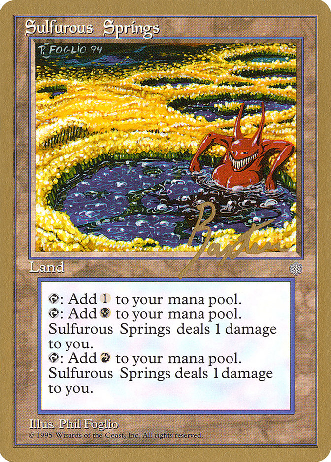 Sulfurous Springs (George Baxter) [Pro Tour Collector Set] | Exor Games Summserside