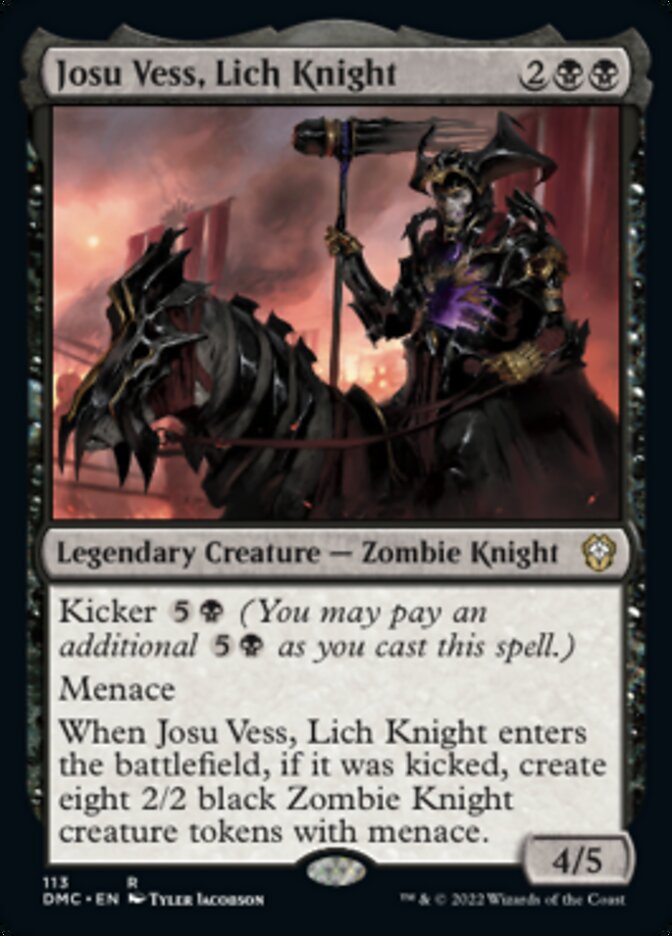 Josu Vess, Lich Knight [Dominaria United Commander] | Exor Games Summserside