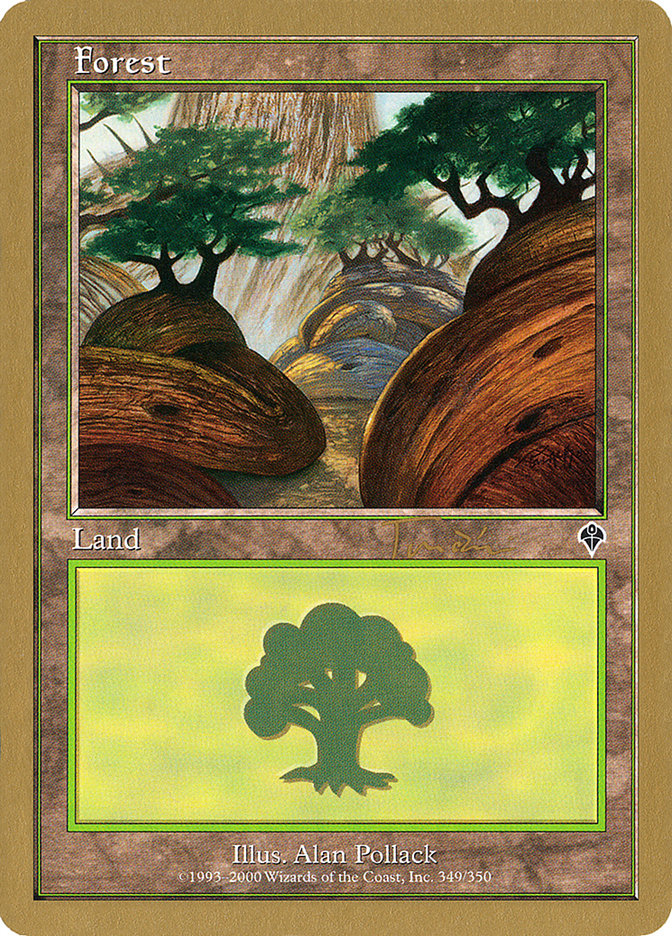 Forest (jt349a) (Jan Tomcani) [World Championship Decks 2001] | Exor Games Summserside