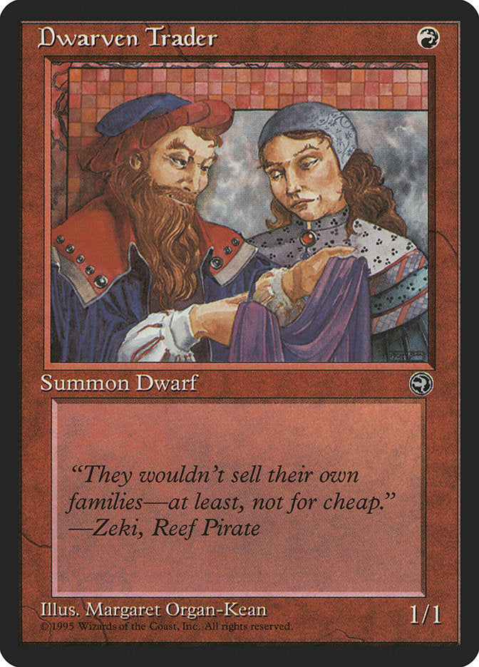 Dwarven Trader (Zeki Flavor Text) [Homelands] | Exor Games Summserside