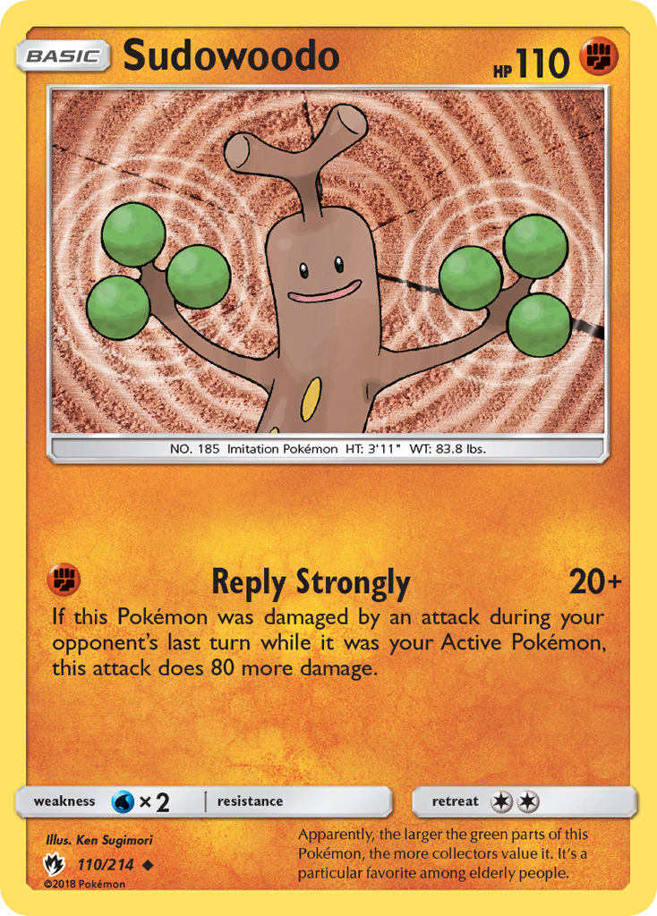 Sudowoodo (110/214) [Sun & Moon: Lost Thunder] | Exor Games Summserside