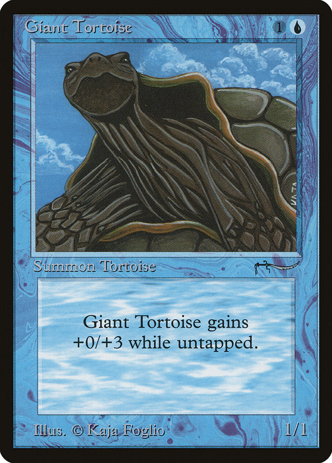 Giant Tortoise (Dark Mana Cost) [Arabian Nights] | Exor Games Summserside