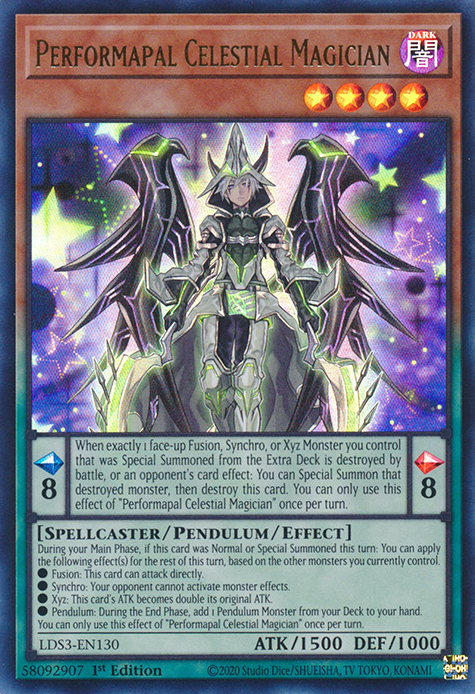 Performapal Celestial Magician [LDS3-EN130] Ultra Rare | Exor Games Summserside