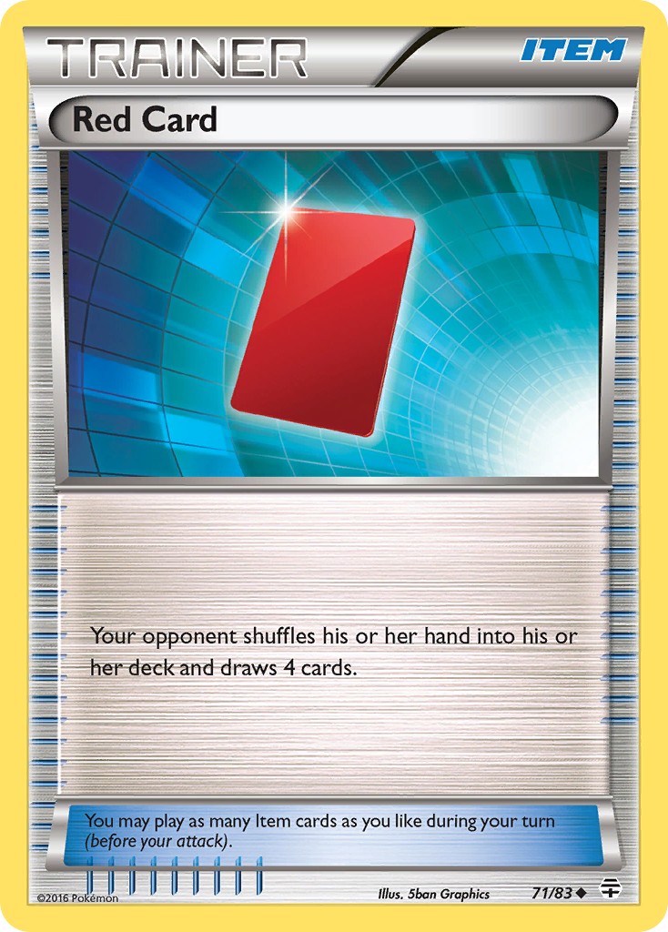 Red Card (71/83) [XY: Generations] | Exor Games Summserside