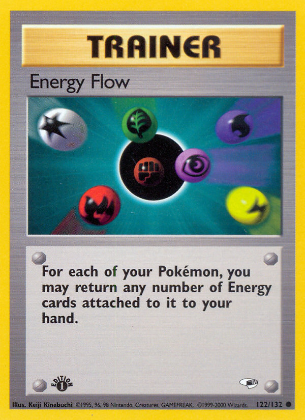 Energy Flow (122/132) [Gym Heroes 1st Edition] | Exor Games Summserside