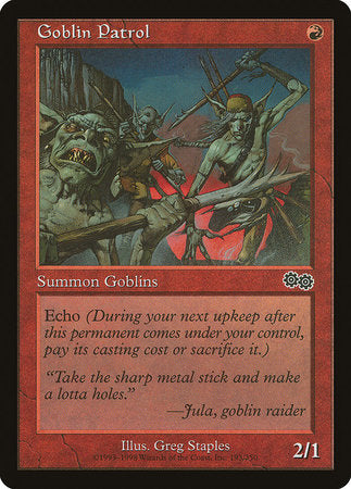 Goblin Patrol [Urza's Saga] | Exor Games Summserside