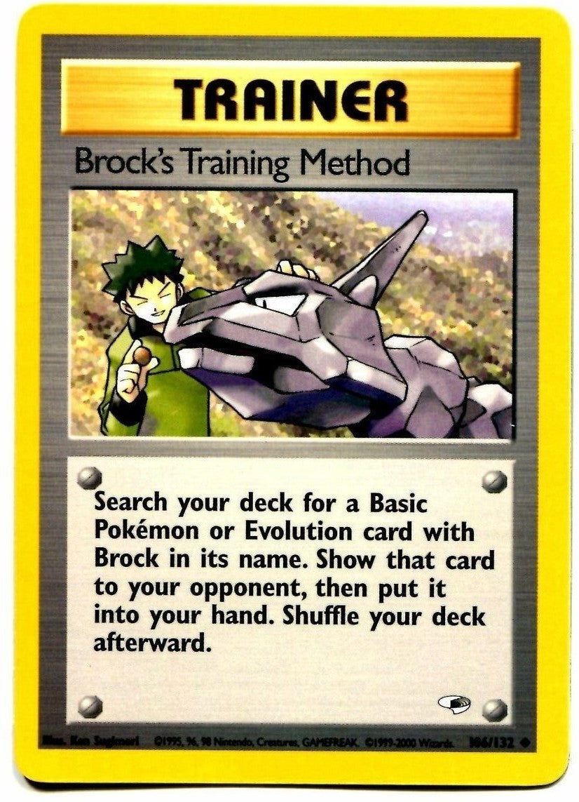 Brock's Training Method (106/132) [Gym Heroes Unlimited] | Exor Games Summserside