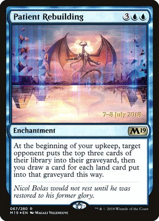 Patient Rebuilding [Core Set 2019 Promos] | Exor Games Summserside
