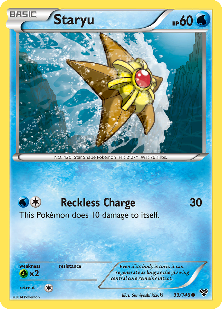 Staryu (33/146) [XY: Base Set] | Exor Games Summserside