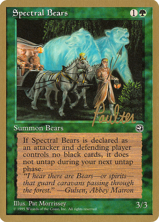 Spectral Bears (Preston Poulter) [Pro Tour Collector Set] | Exor Games Summserside