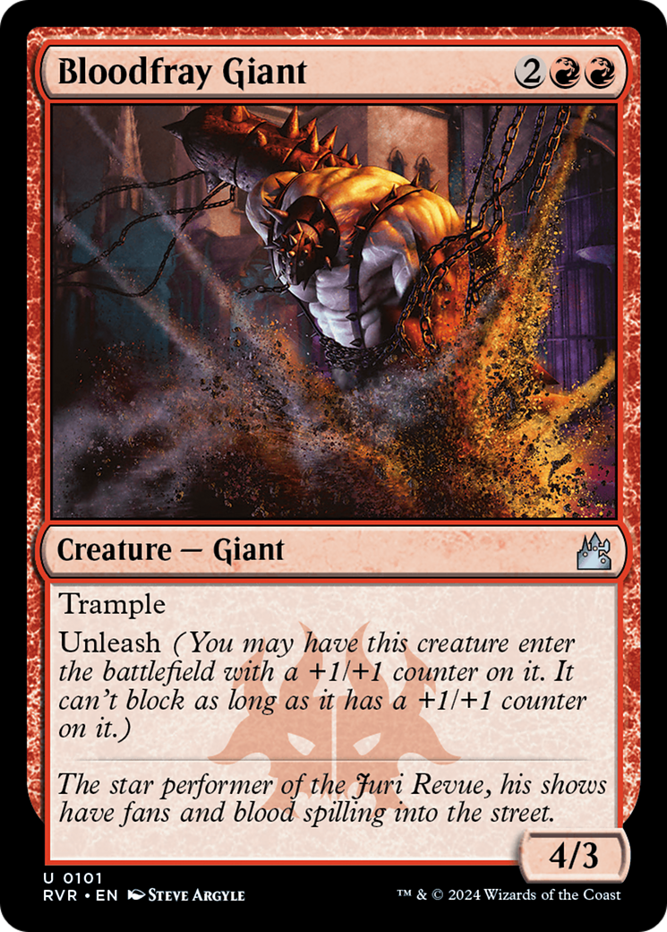 Bloodfray Giant [Ravnica Remastered] | Exor Games Summserside