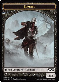 Zombie // Goblin Double-sided Token (Game Night) [Core Set 2019 Tokens] | Exor Games Summserside