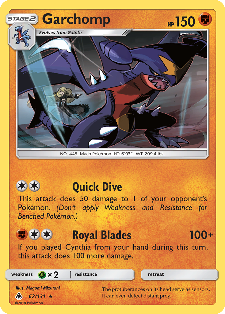 Garchomp (62/131) [Sun & Moon: Forbidden Light] | Exor Games Summserside