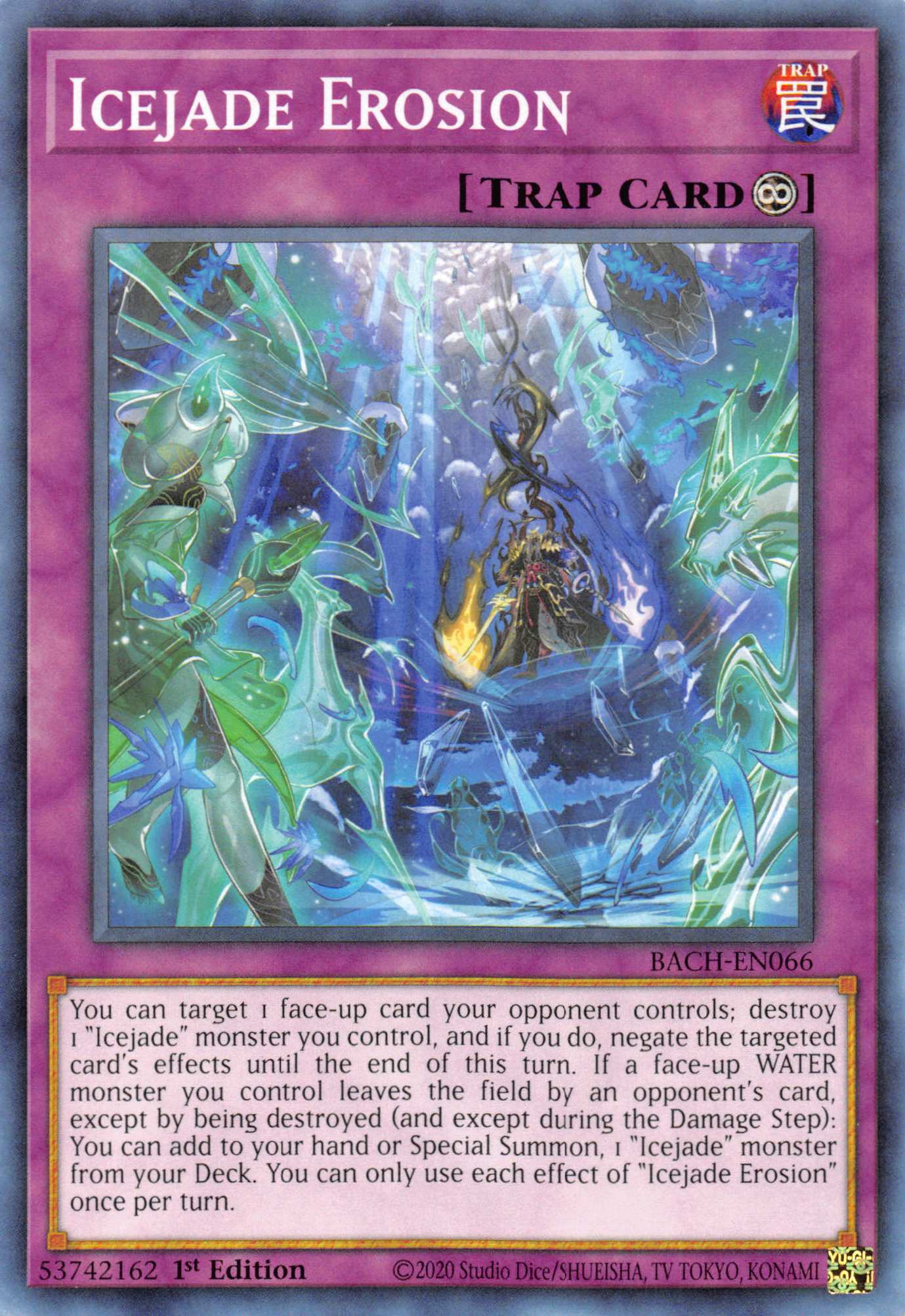 Icejade Erosion [BACH-EN066] Common | Exor Games Summserside