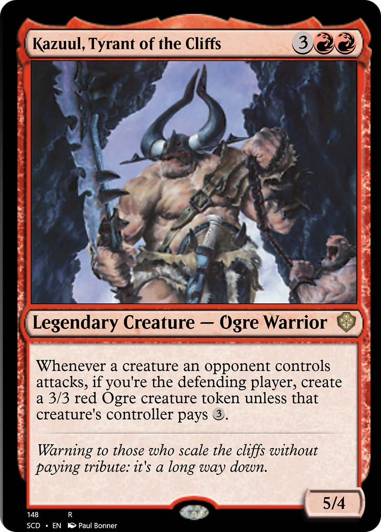 Kazuul, Tyrant of the Cliffs [Starter Commander Decks] | Exor Games Summserside