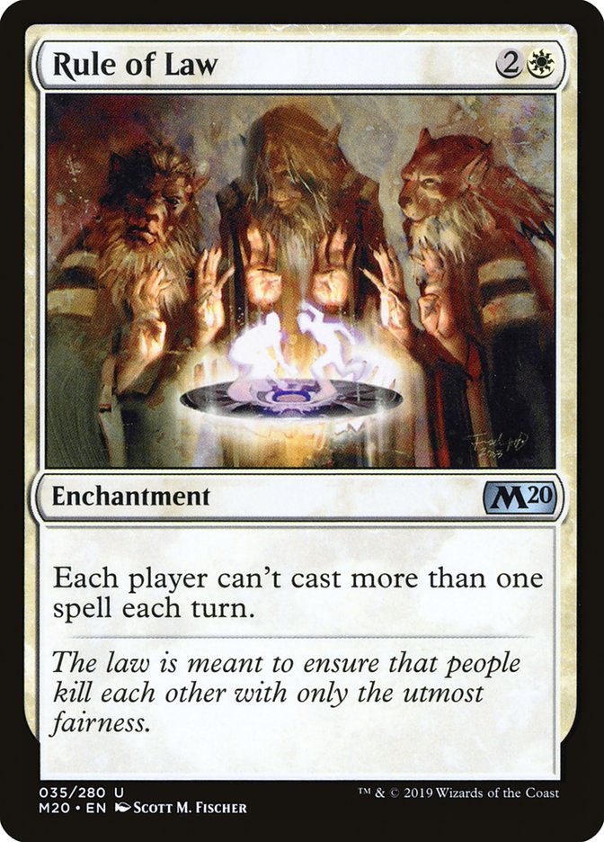 Rule of Law [Core Set 2020] | Exor Games Summserside