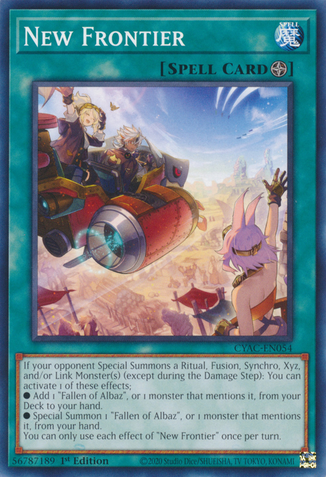 New Frontier [CYAC-EN054] Common | Exor Games Summserside