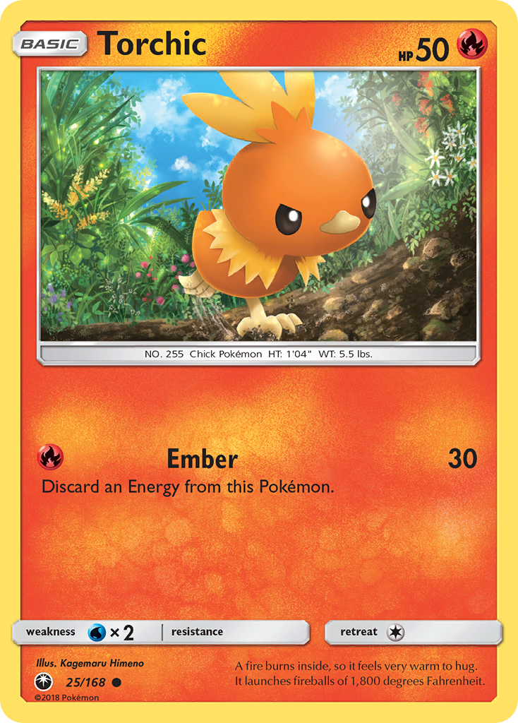 Torchic (25/168) [Sun & Moon: Celestial Storm] | Exor Games Summserside