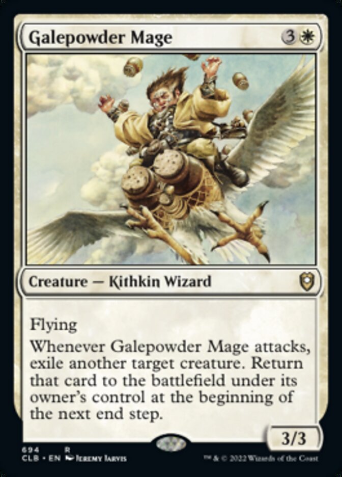 Galepowder Mage [Commander Legends: Battle for Baldur's Gate] | Exor Games Summserside