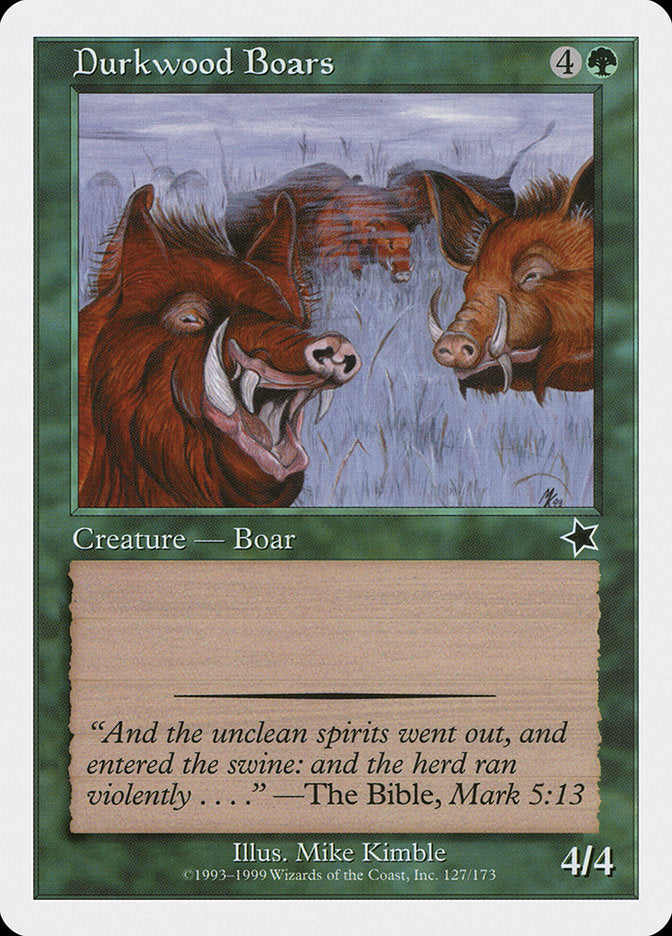 Durkwood Boars [Starter 1999] | Exor Games Summserside