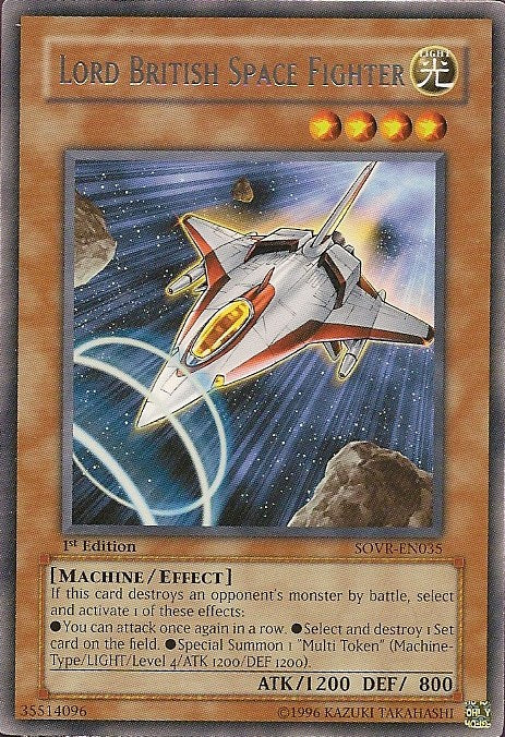 Lord British Space Fighter [SOVR-EN035] Rare | Exor Games Summserside