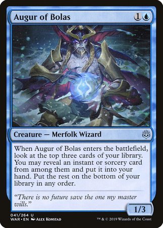 Augur of Bolas [War of the Spark] | Exor Games Summserside