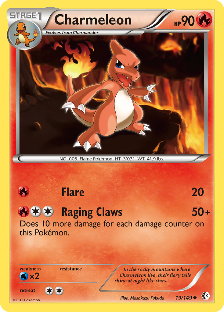 Charmeleon (19/149) [Black & White: Boundaries Crossed] | Exor Games Summserside