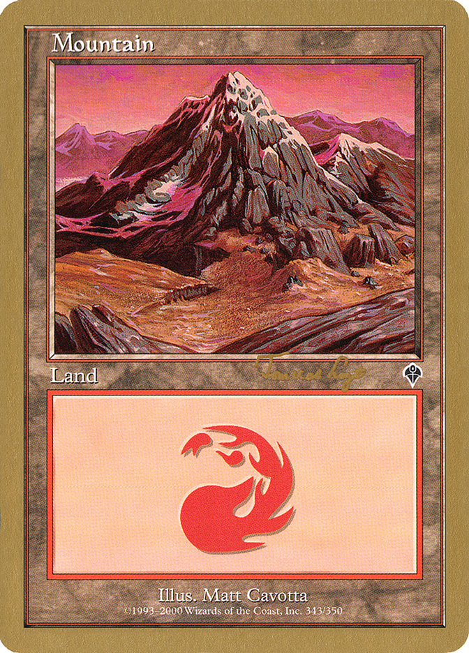 Mountain (tvdl343) (Tom van de Logt) [World Championship Decks 2001] | Exor Games Summserside