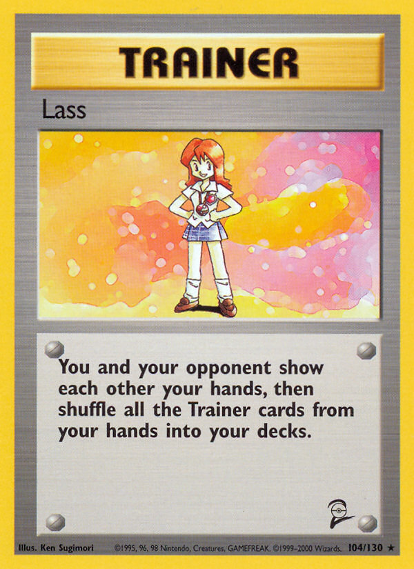 Lass (104/130) [Base Set 2] | Exor Games Summserside