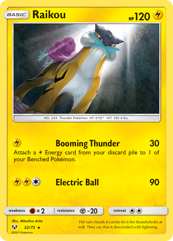 Raikou (32/73) [Sun & Moon: Shining Legends] | Exor Games Summserside