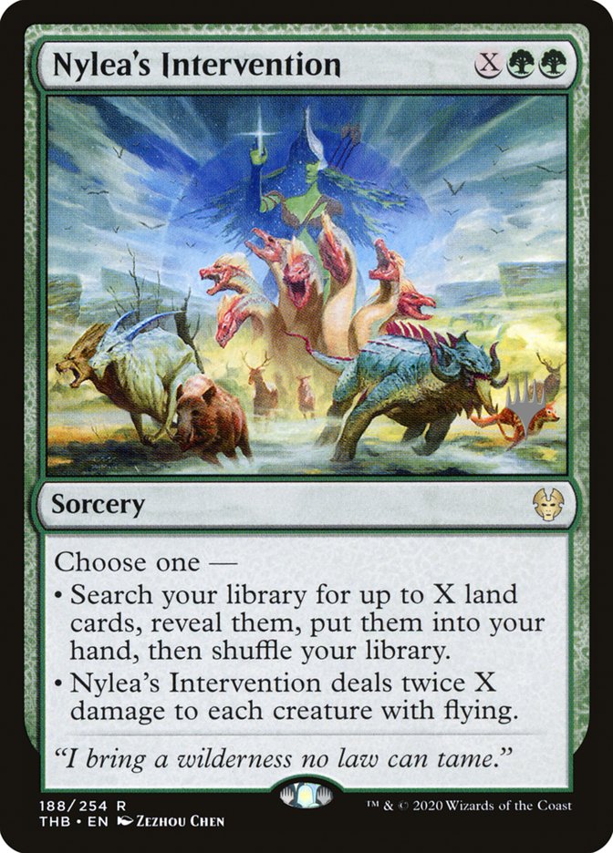 Nylea's Intervention (Promo Pack) [Theros Beyond Death Promos] | Exor Games Summserside