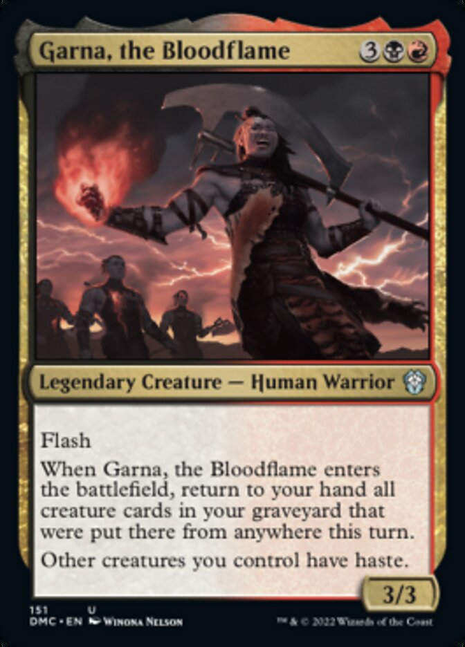 Garna, the Bloodflame [Dominaria United Commander] | Exor Games Summserside